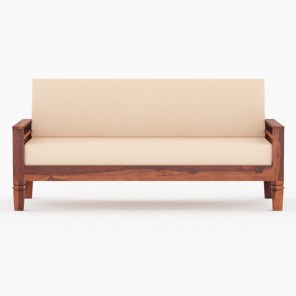 Drivo Solid Sheesham Wooden Sofa Set