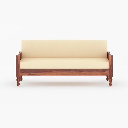 Brick Solid Sheesham Wooden Sofa Set