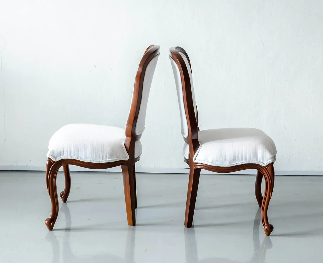 Heritage French Solid Teak Wood Dining Table Set